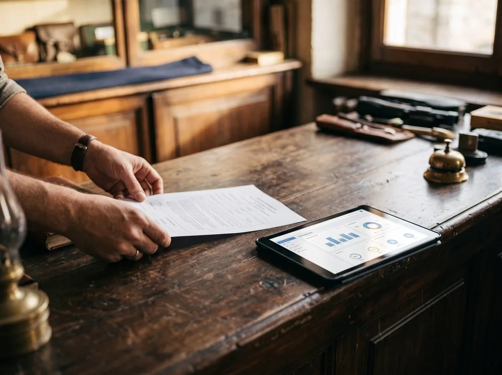 Passaggio dal documento cartaceo al gestionale digitale su tablet